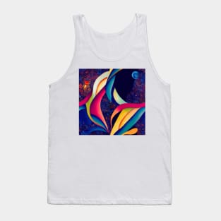 Multidimensional Swirls, Eighteen Tank Top